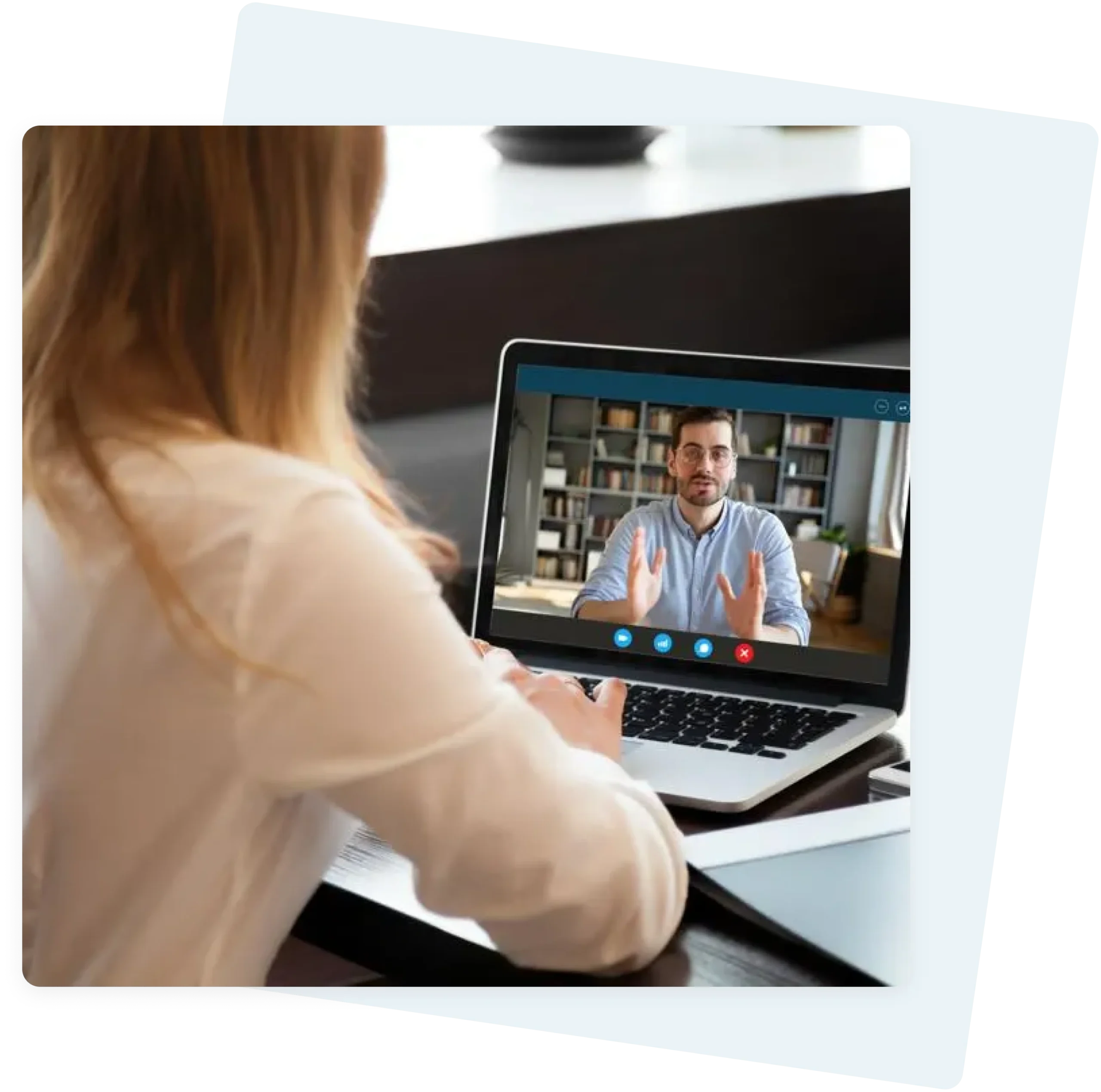 An IrisVision coaching session