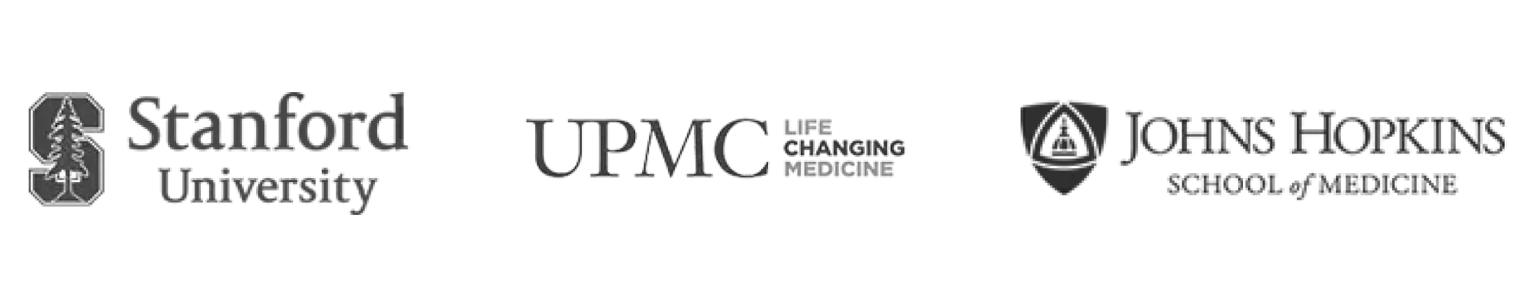 Stanford University, UPMC, and Johns Hopkins School of Medicine
