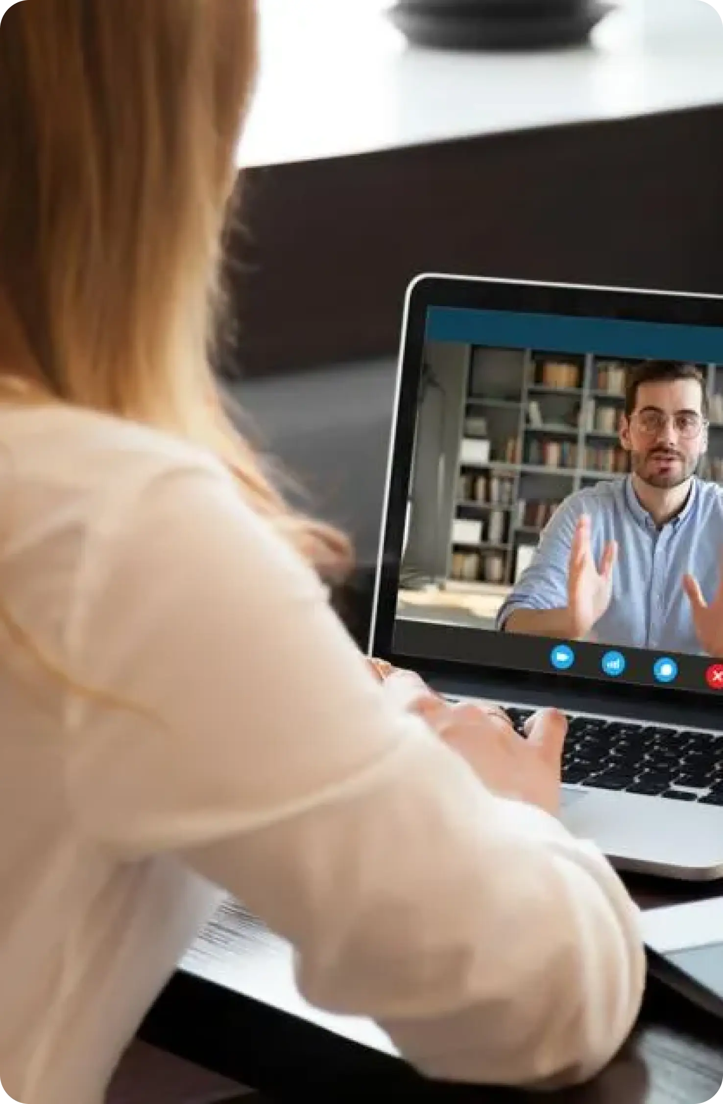 An IrisVision coaching session