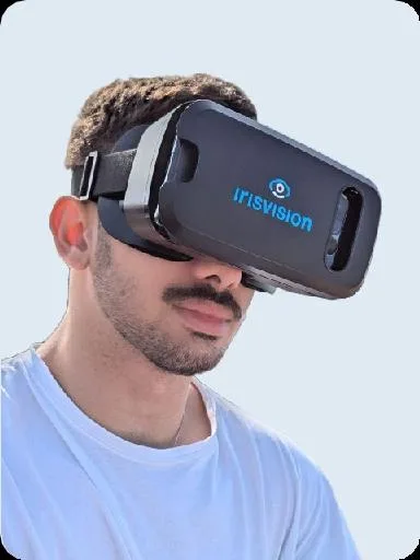Wearing the Vista headset